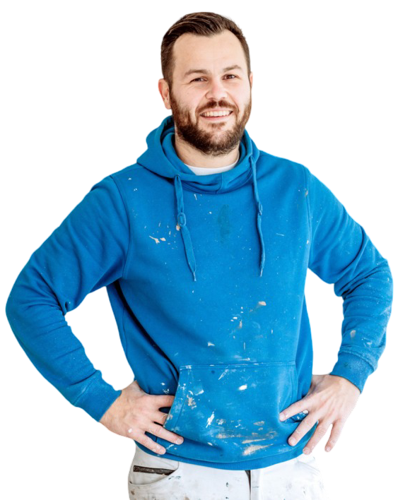 Eigenaar Luuk Stroot van Behangwerk